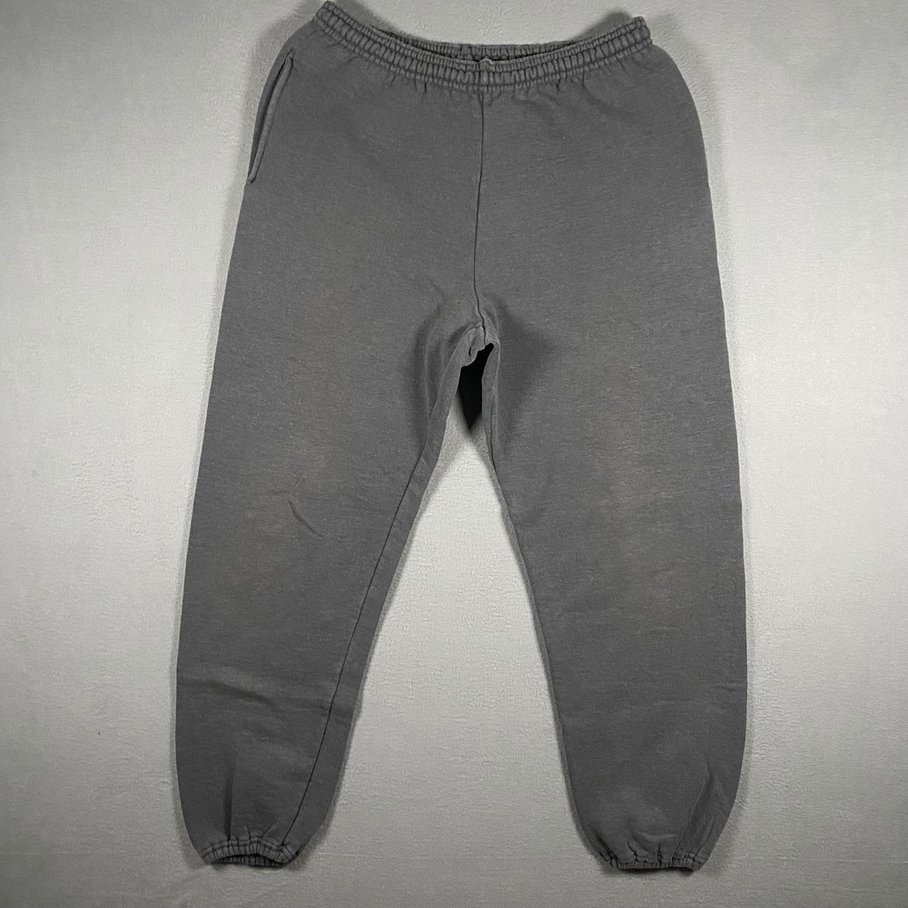 Russell Athletic Dri-Power Sweatpants Mens Large Gray Fleece Joggers Pockets